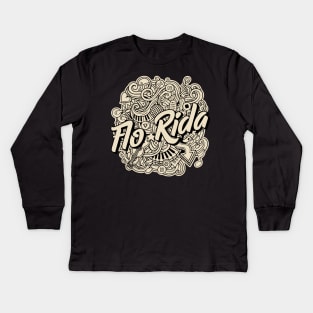 Flo Rida - Vintage Kids Long Sleeve T-Shirt